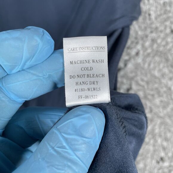 Free Fly Activewear Top Womens Small Long Sleeve Blue Stretch Performance Bamboo - Picture 4 of 5